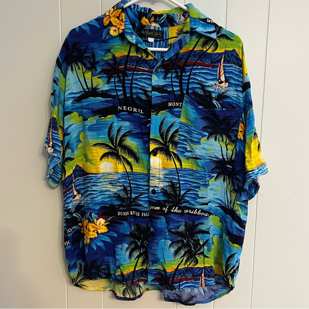Vintage Roaring 20’s‎ Hawaiian style shirt size L